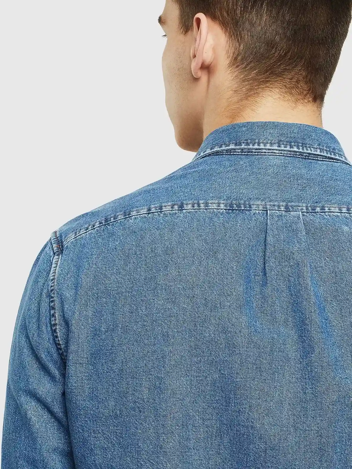 Blue Denim shirt with embroidered D logo