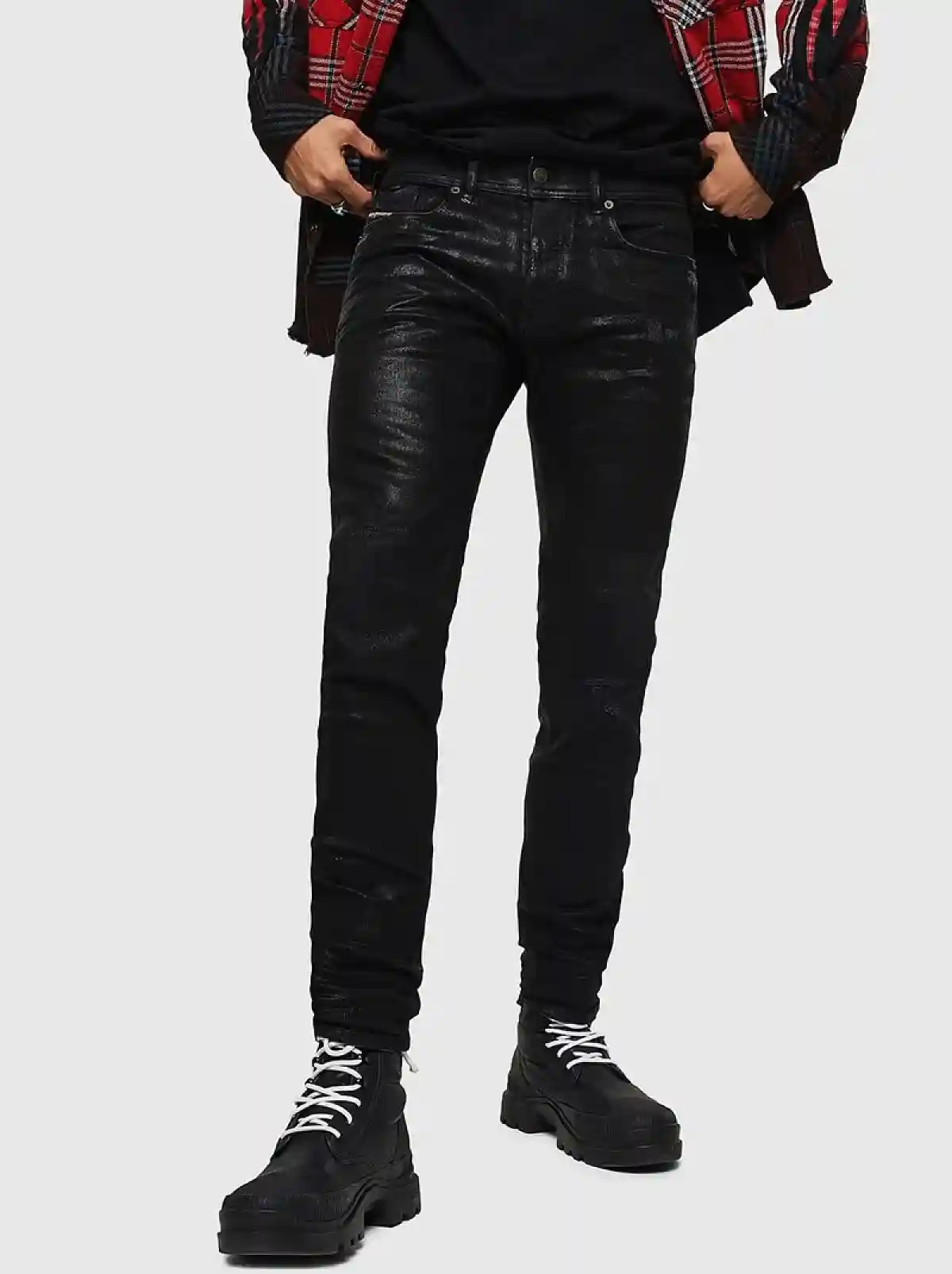 Black Skinny Fit-Sleenker-Jeans