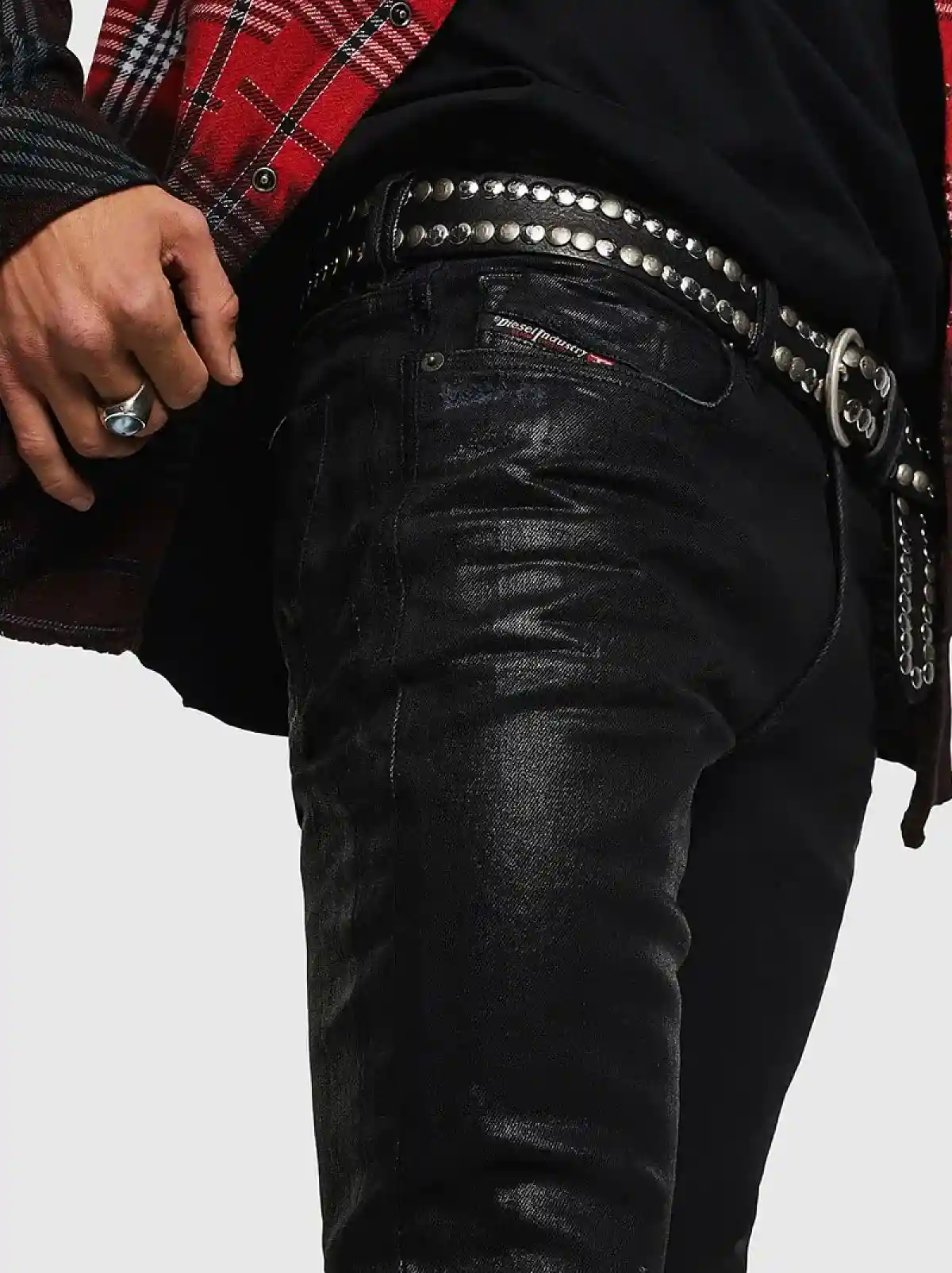 Black Skinny Fit-Sleenker-Jeans