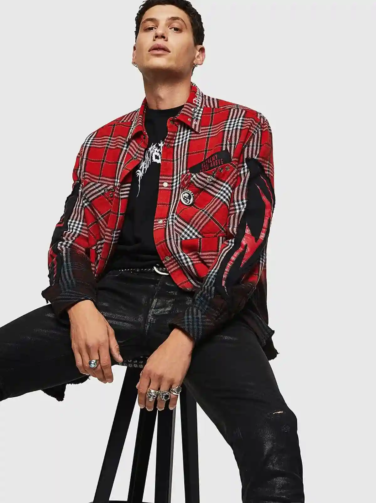 Black Skinny Fit-Sleenker-Jeans