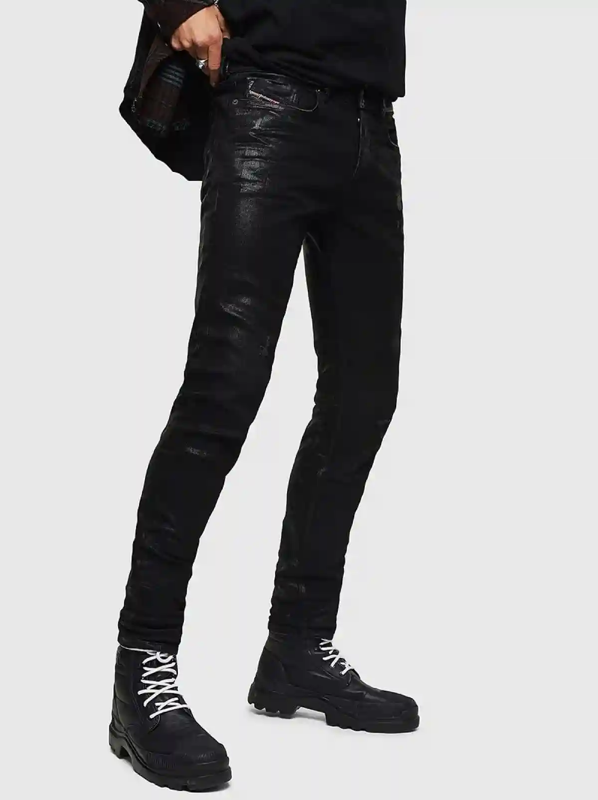 Black Skinny Fit-Sleenker-Jeans