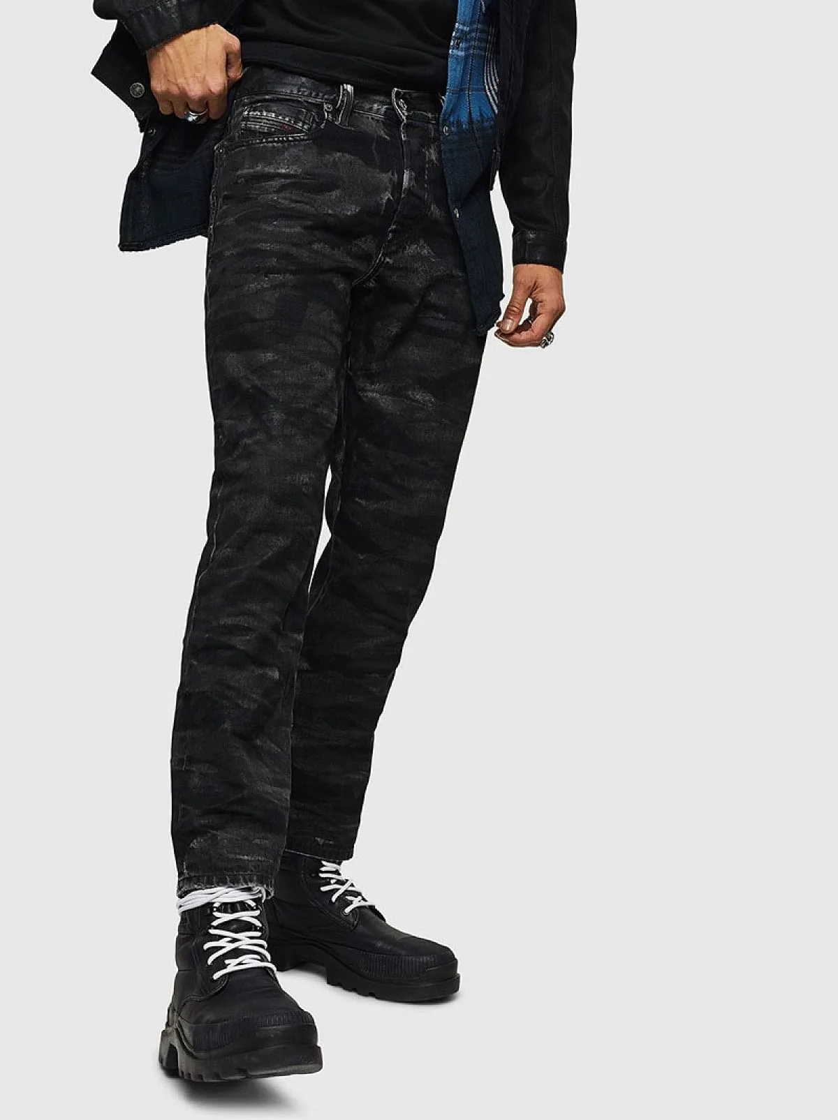 Black Slim fit Jeans- Mharky