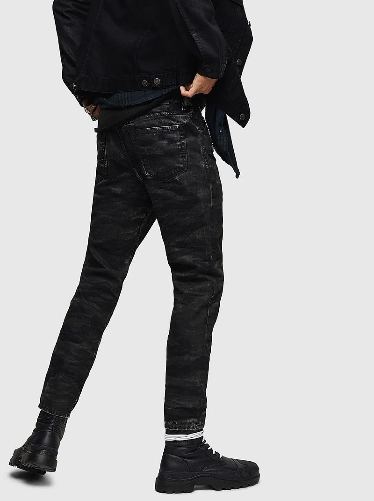 Black Slim fit Jeans- Mharky