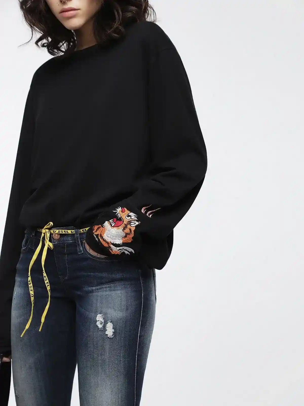 Blue Super Skinny Fit Jeans-Skinzee Low