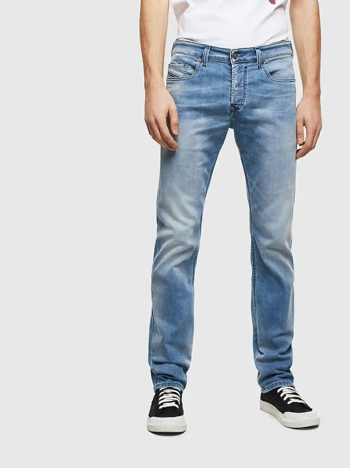 Blue Straight Fit jeans-Safado