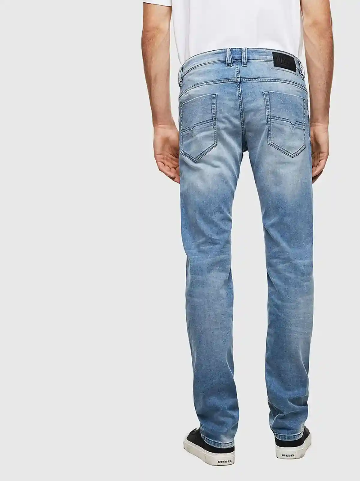 Blue Straight Fit jeans-Safado