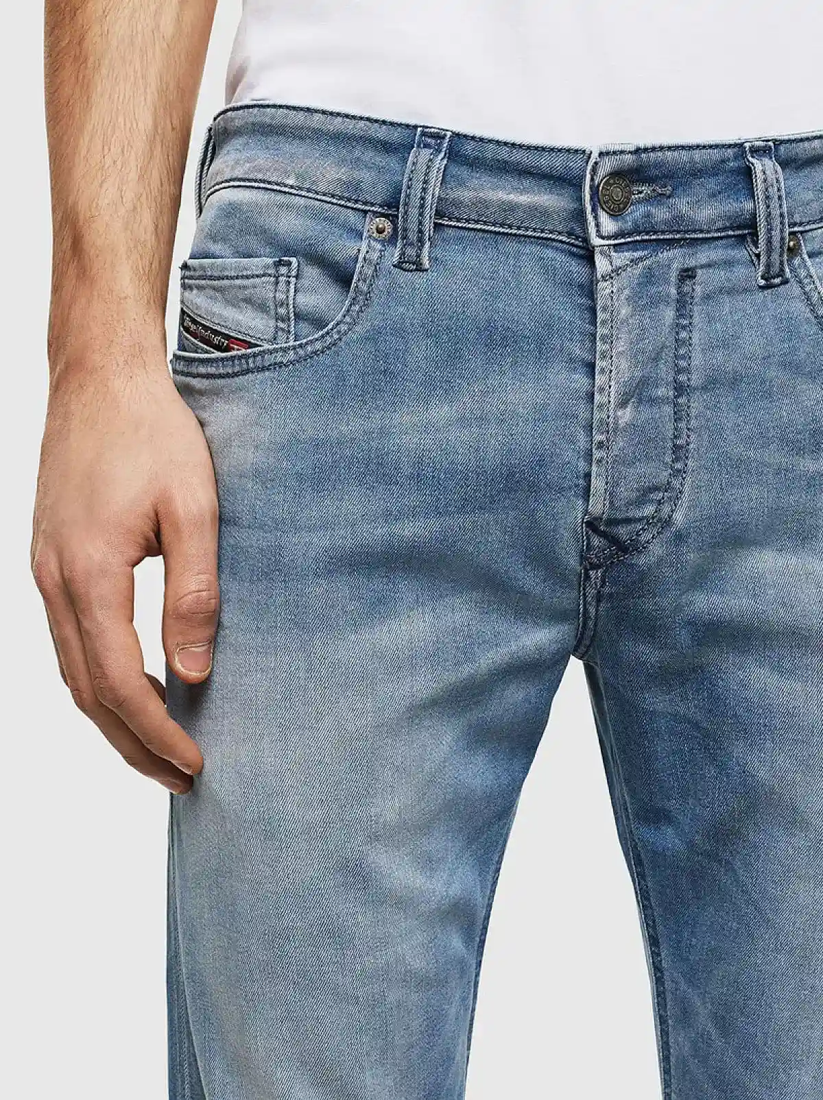 Blue Straight Fit jeans-Safado