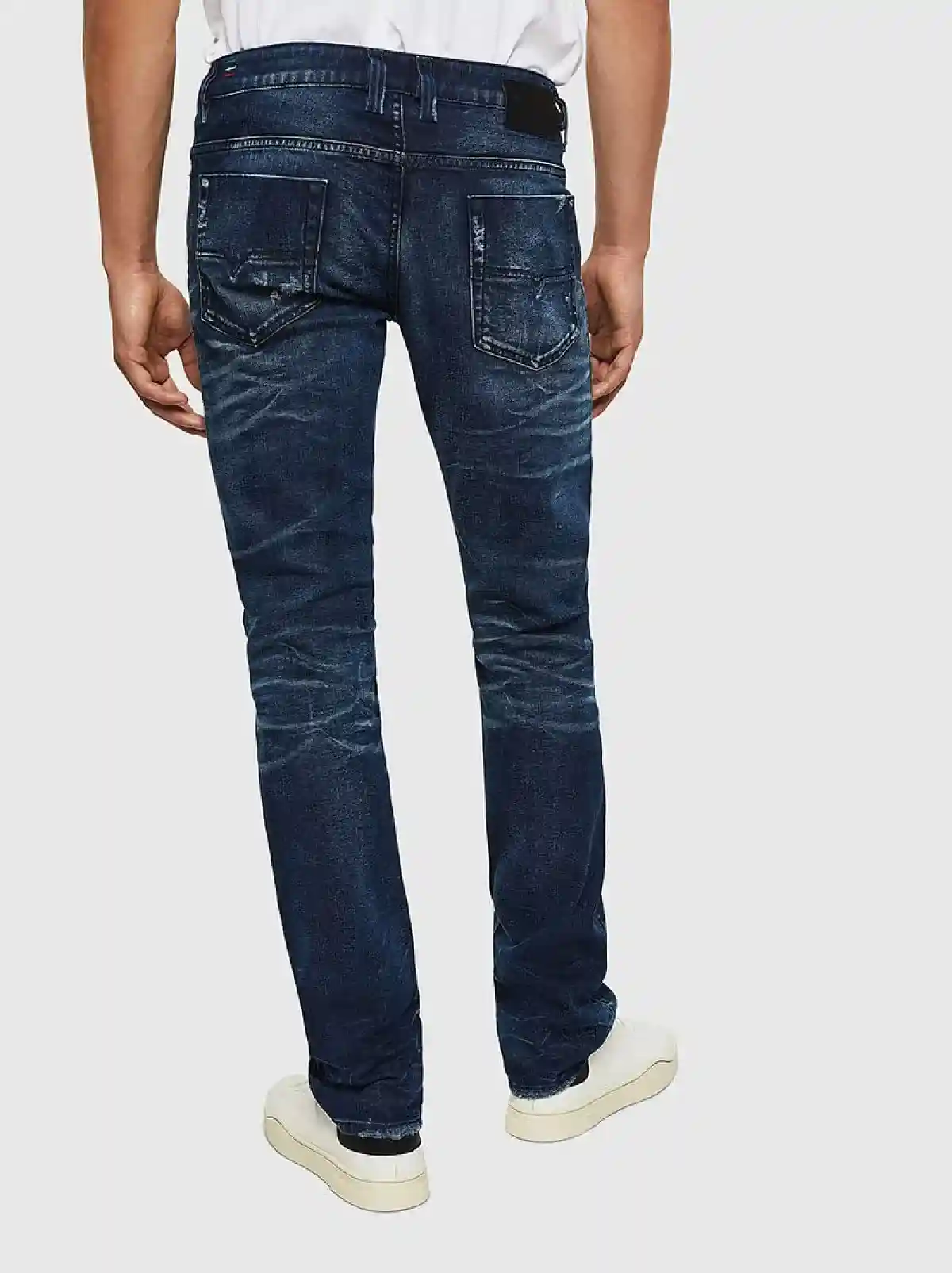 Blue Straight Fit Jeans- Safado