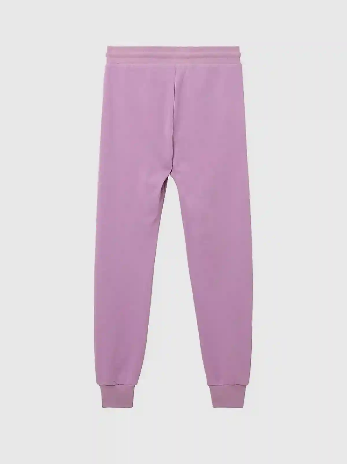 Purple Cotton blend sweatpants with logo print