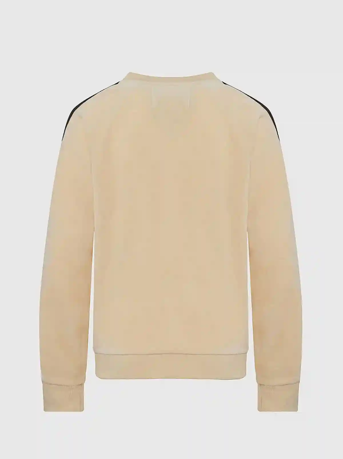 Beige Velour zip-up bomber sweatshirt