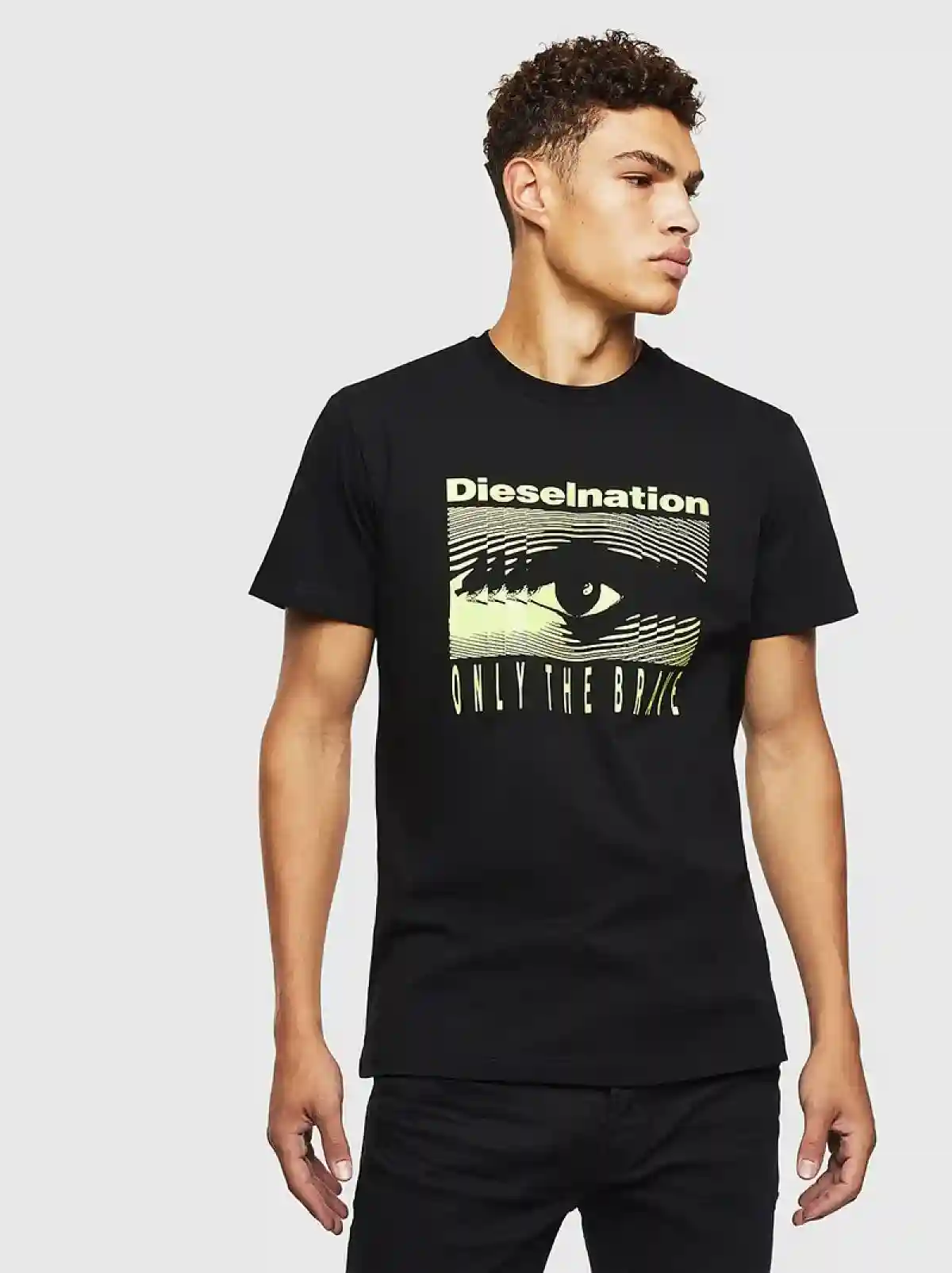 Black T-shirt with print