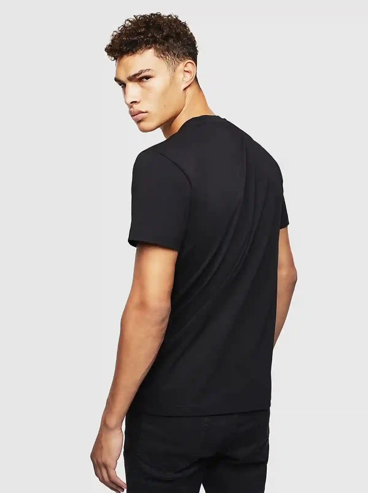 Black T-shirt with print
