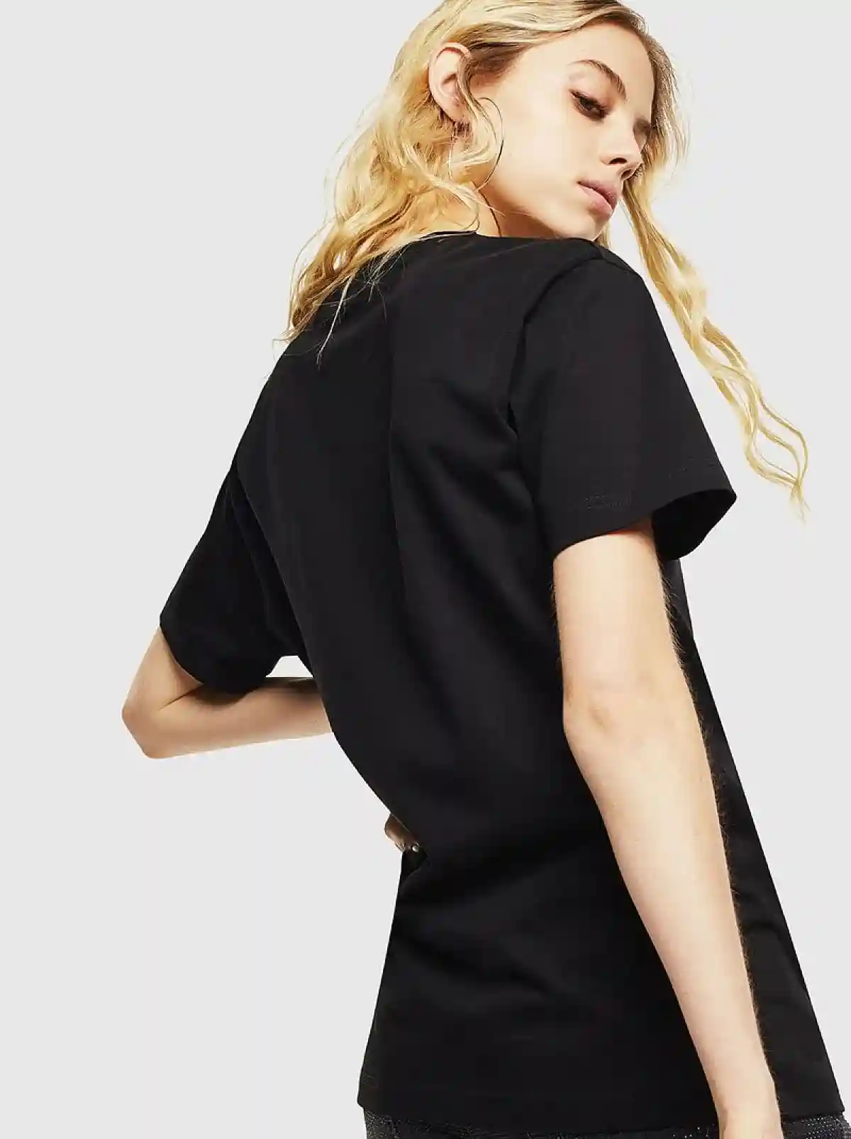 Black T-shirt with print