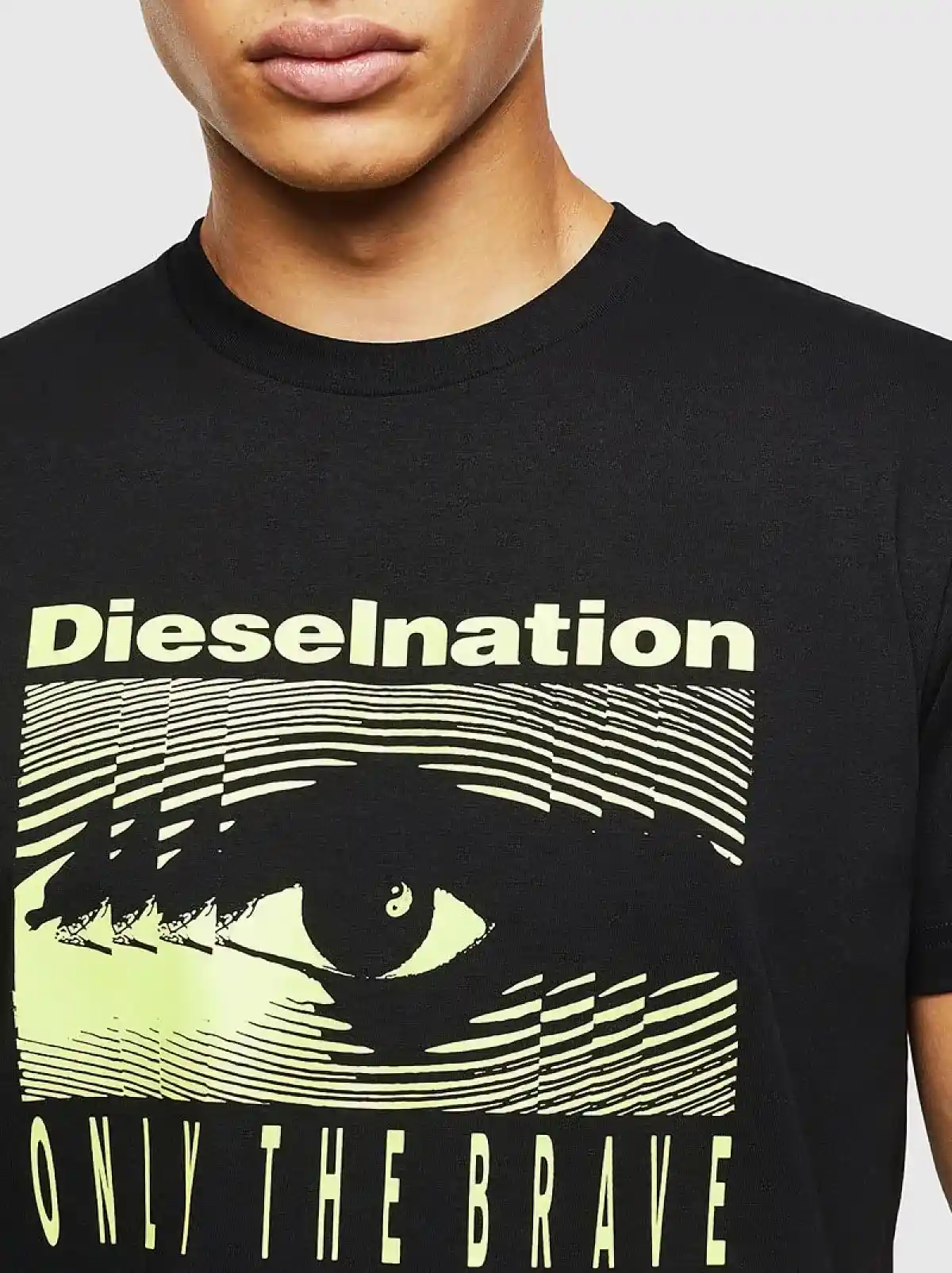 Black T-shirt with print