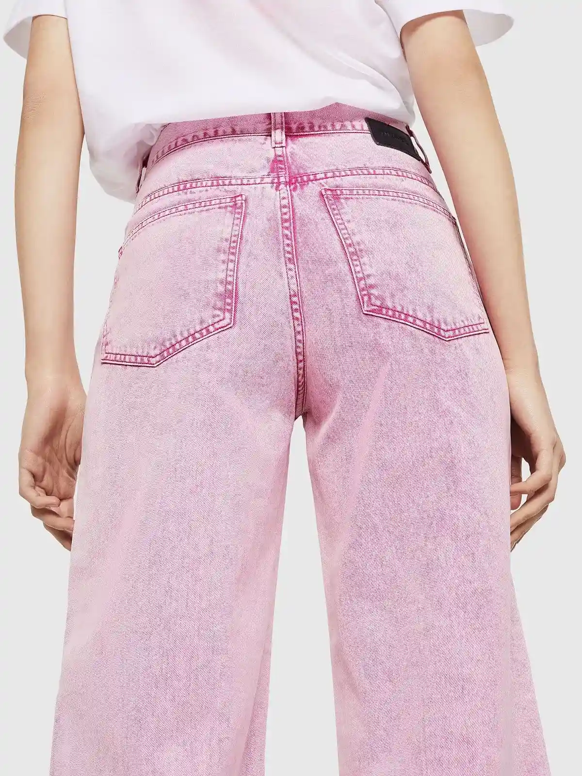 Black Wide Jeans-Widee