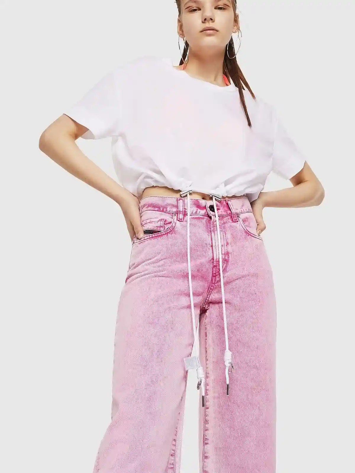 Black Wide Jeans-Widee