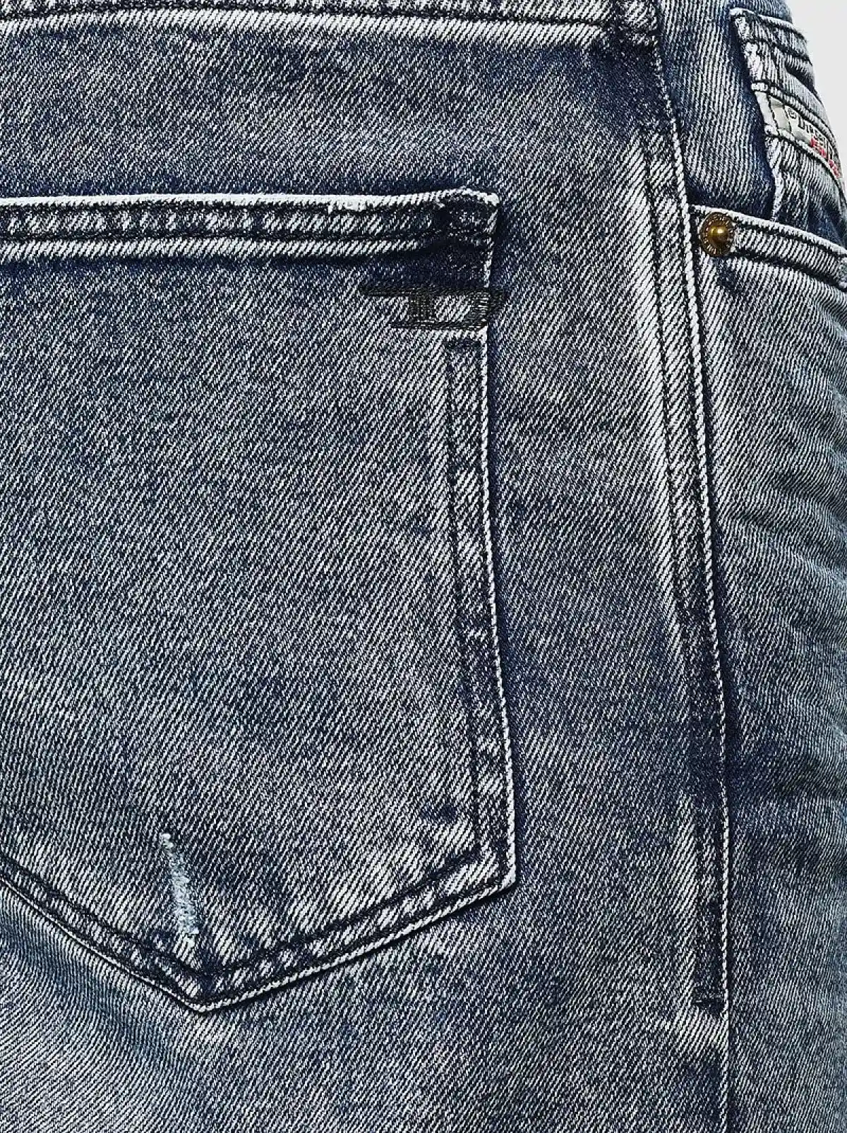 Blue Straight Fit Jeans- D-Macs