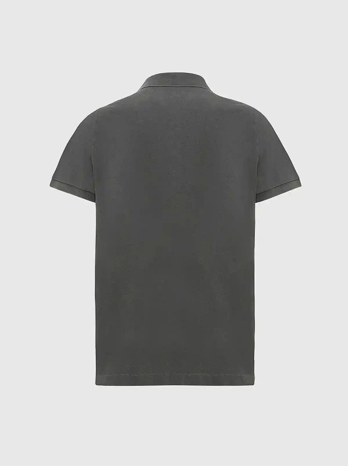 Black Acid-wash polo shirt