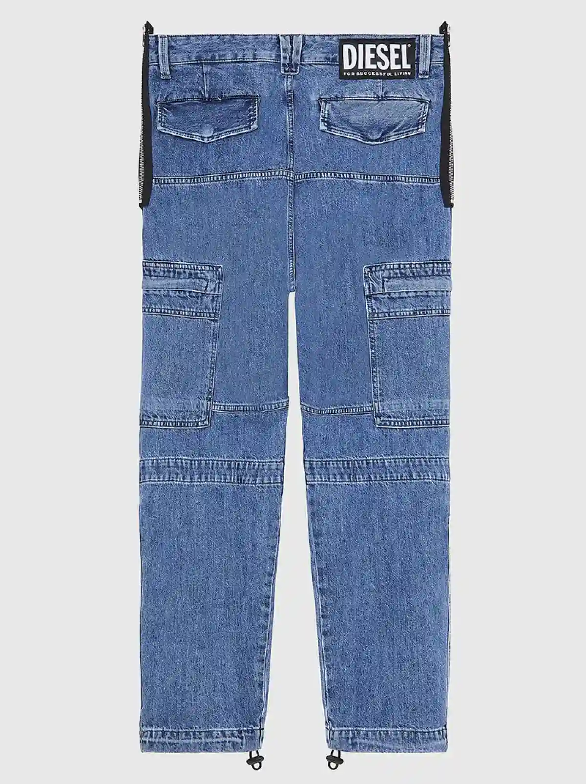 Blue Straight Fit Jeans- D-Luks
