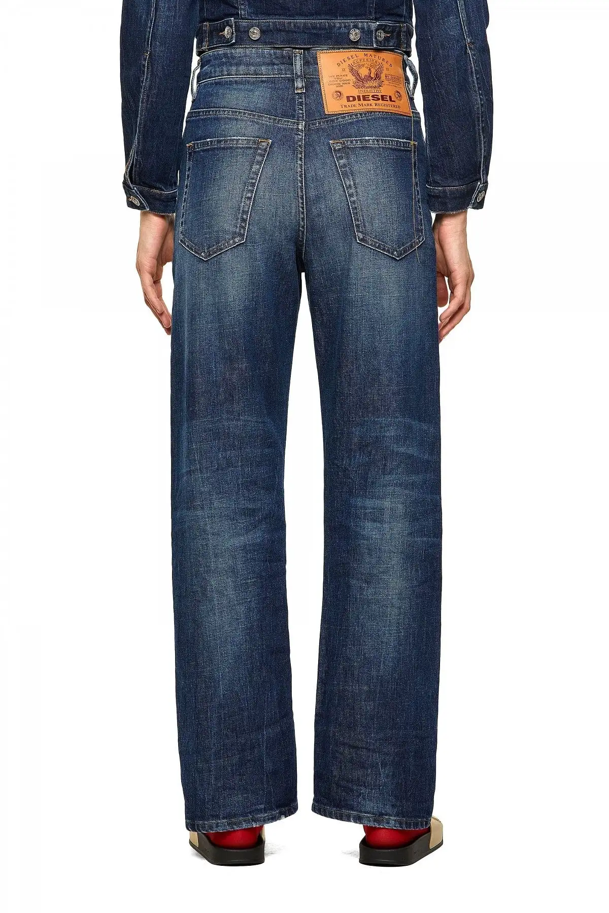 Blue Straight Jeans-D-Reggy