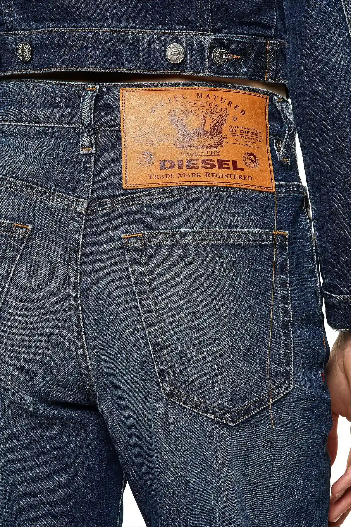 Blue Straight Jeans-D-Reggy