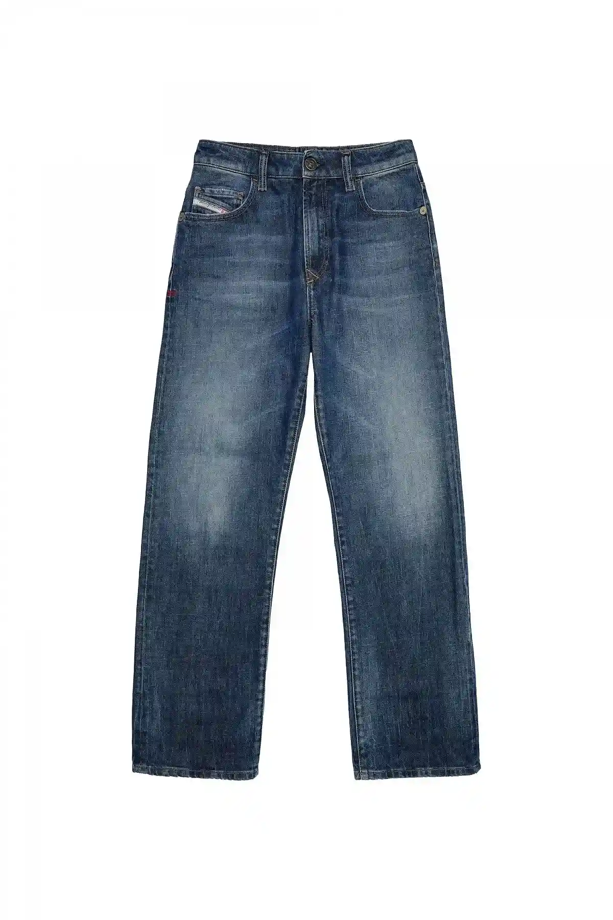 Blue Straight Jeans-D-Reggy