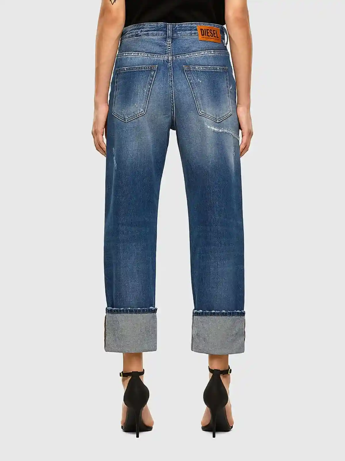 Blue Straight Jeans-D-Reggy