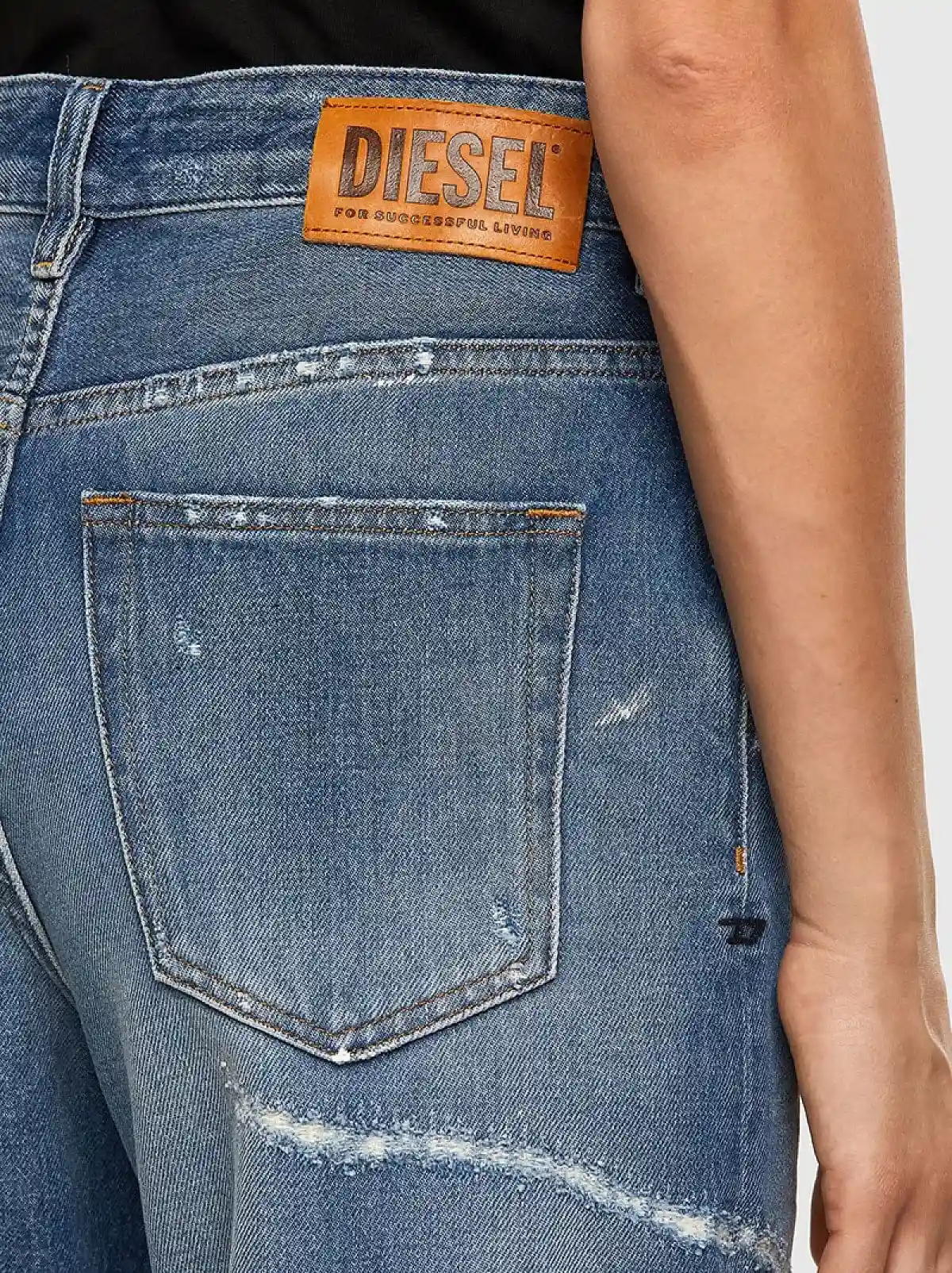 Blue Straight Jeans-D-Reggy