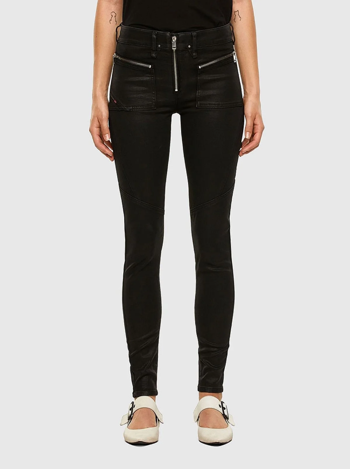 Black Super skinny Jeans-2017 SLANDY