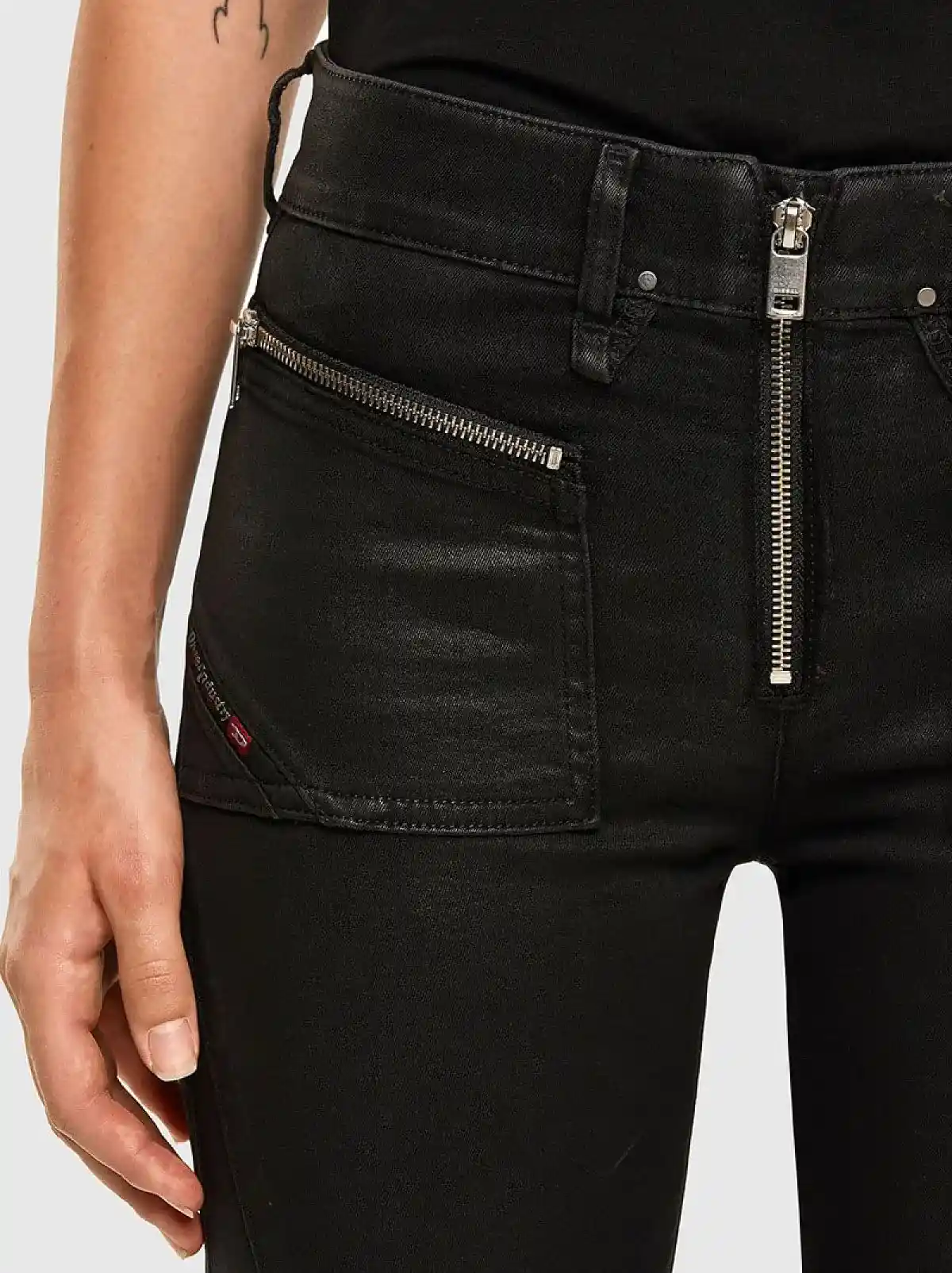 Black Super skinny Jeans-2017 SLANDY