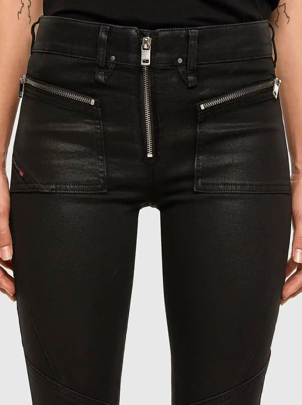 Black Super skinny Jeans-2017 SLANDY