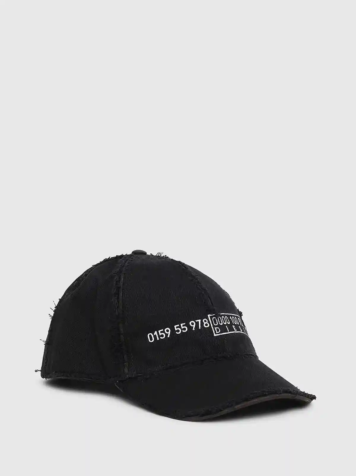 Black Baseball cap in bull denim
