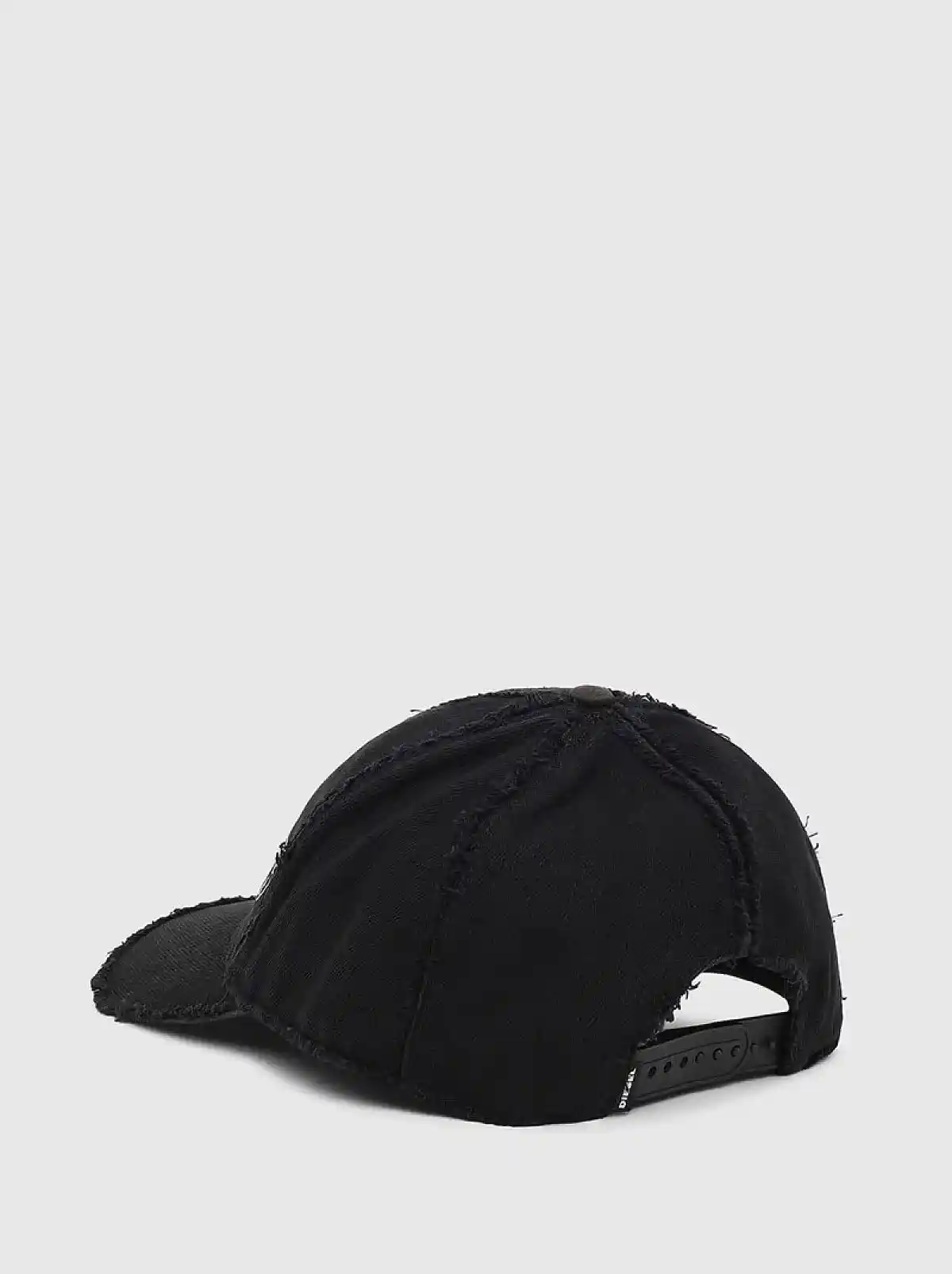 Black Baseball cap in bull denim