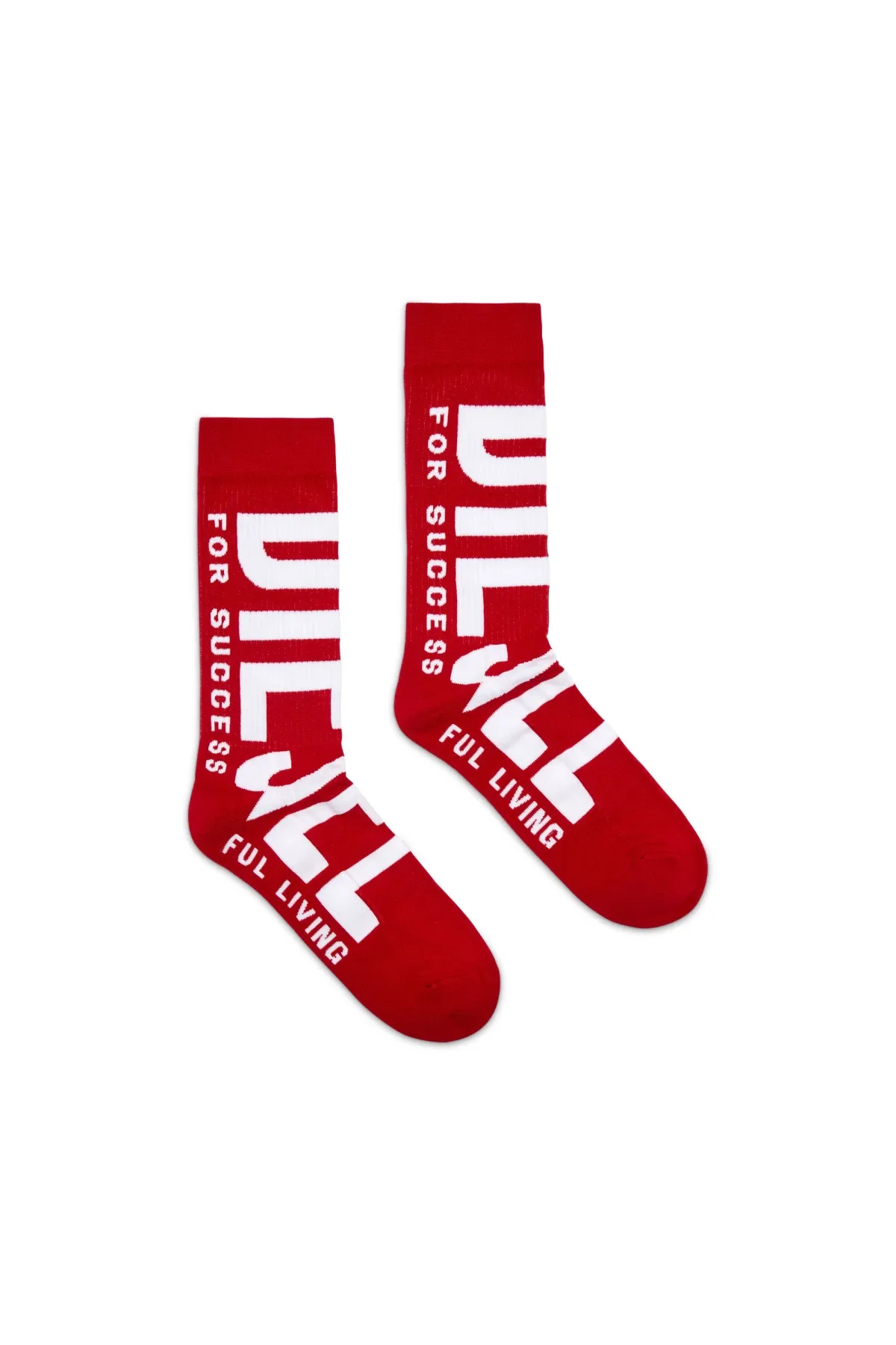 Red Socks with oversized logo
