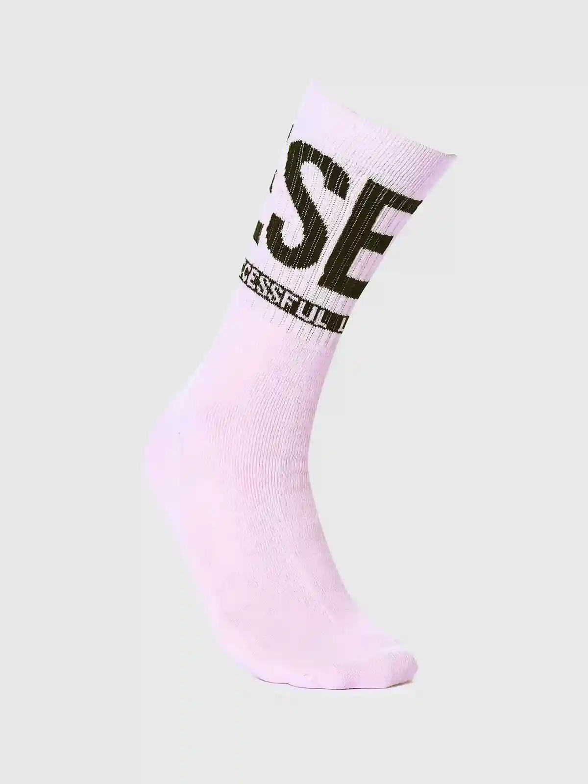 Pink Socks with successful living slogan