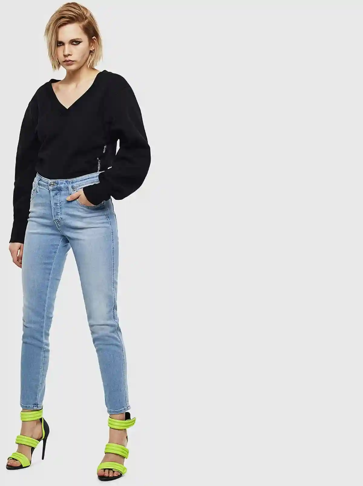 Blue Slim Jeans-Babhila