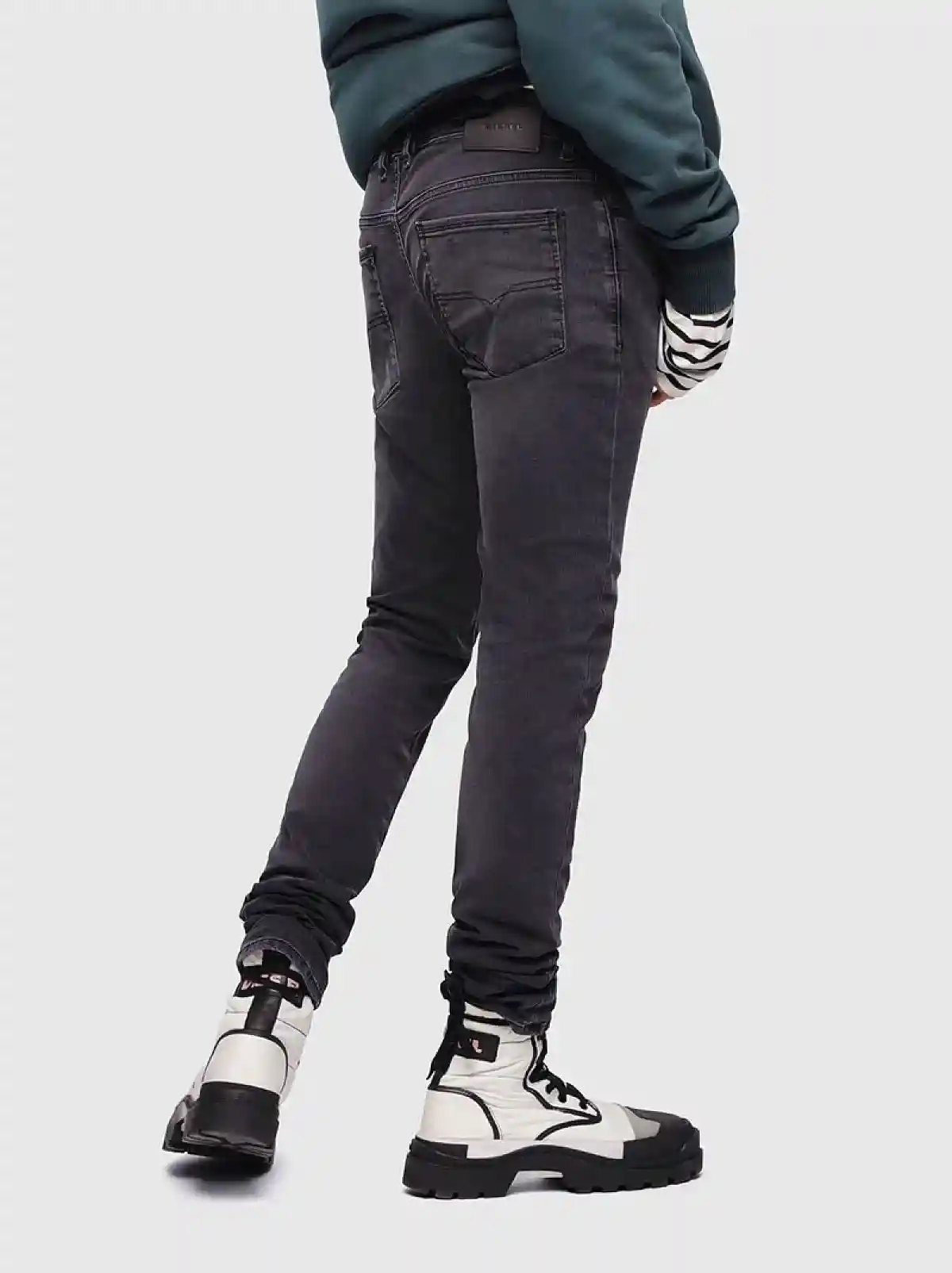 Blue Skinny Fit-Sleenker-Jeans