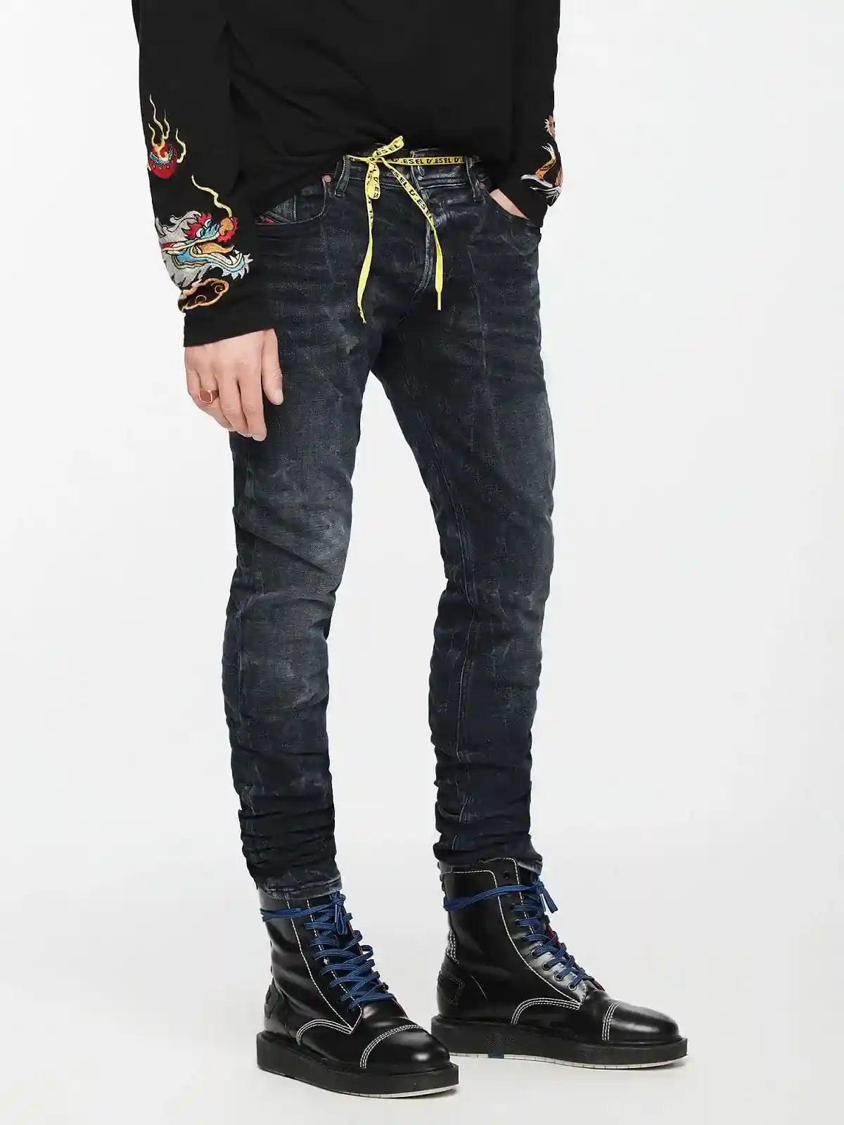 Black Skinny Fit-Sleenker-Jeans