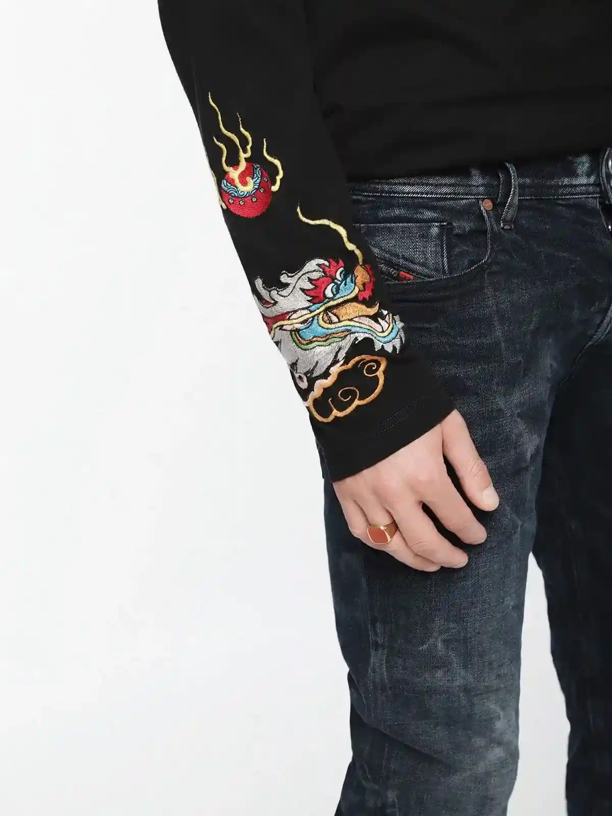 Black Skinny Fit-Sleenker-Jeans