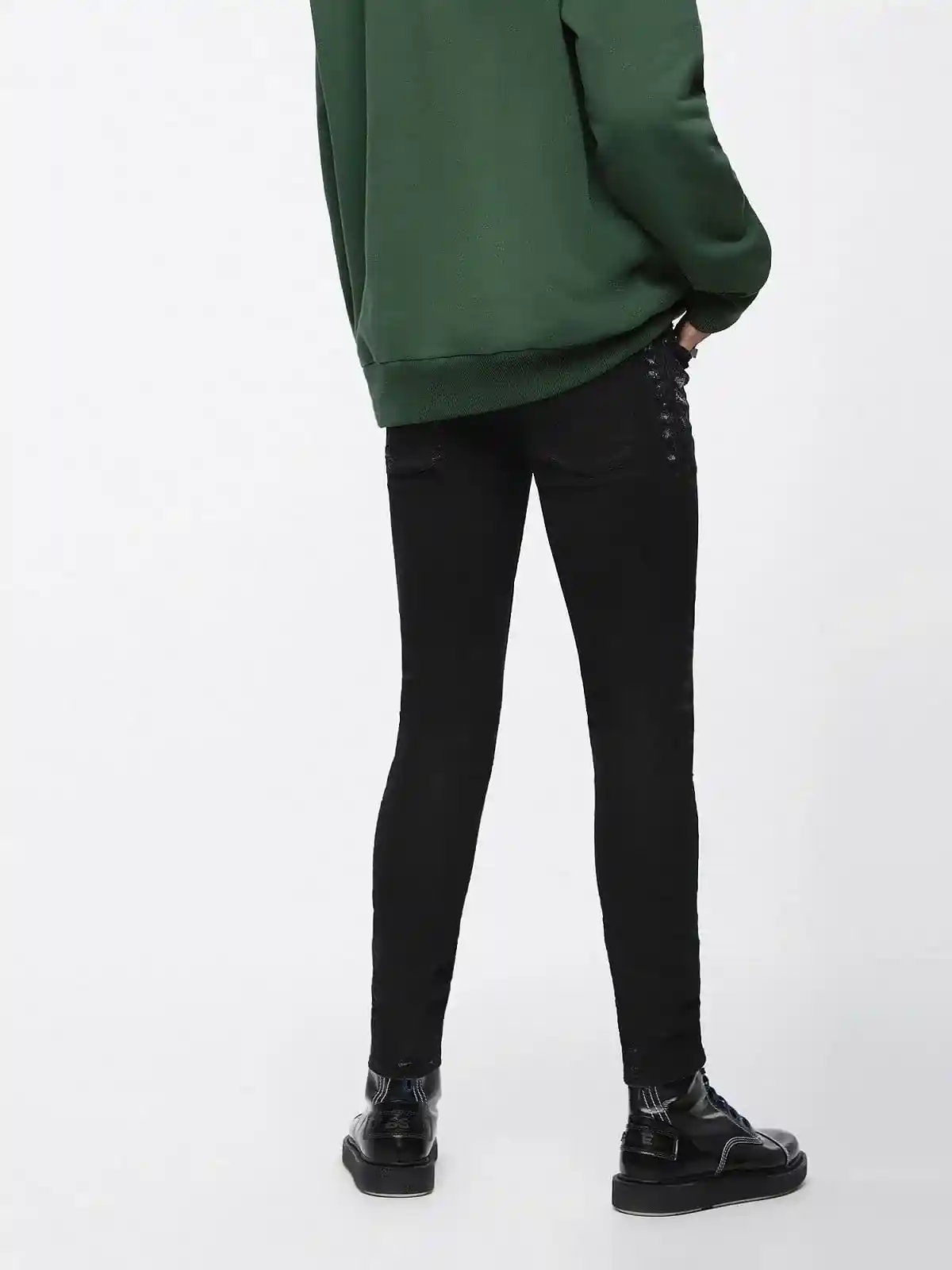 Black Skinny Fit-Sleenker-Jeans