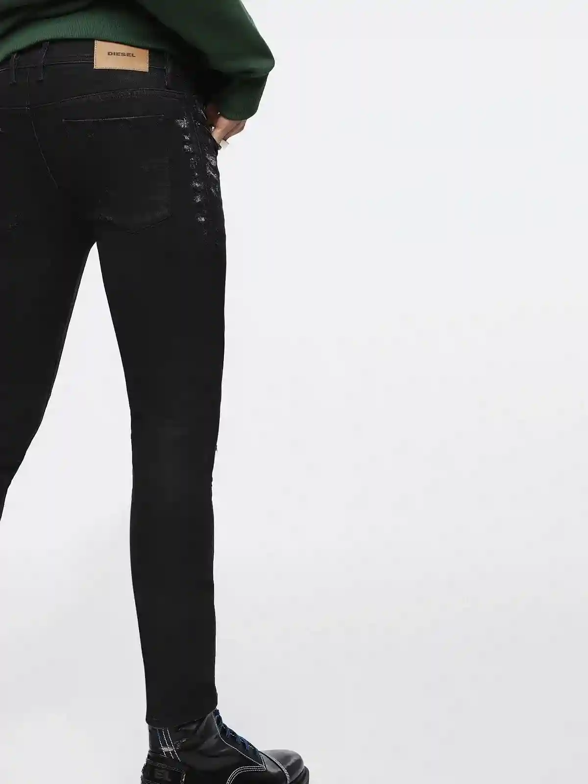 Black Skinny Fit-Sleenker-Jeans