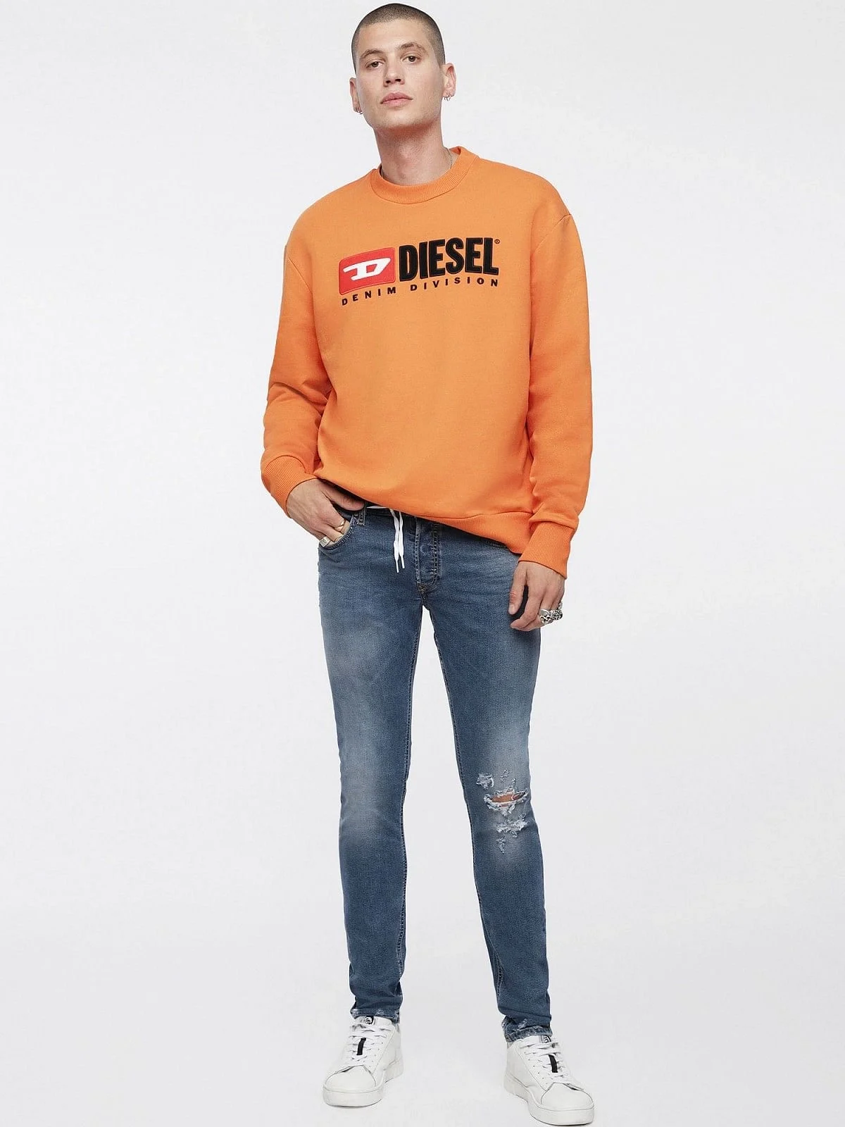 Blue Skinny Fit-Sleenker-Jeans