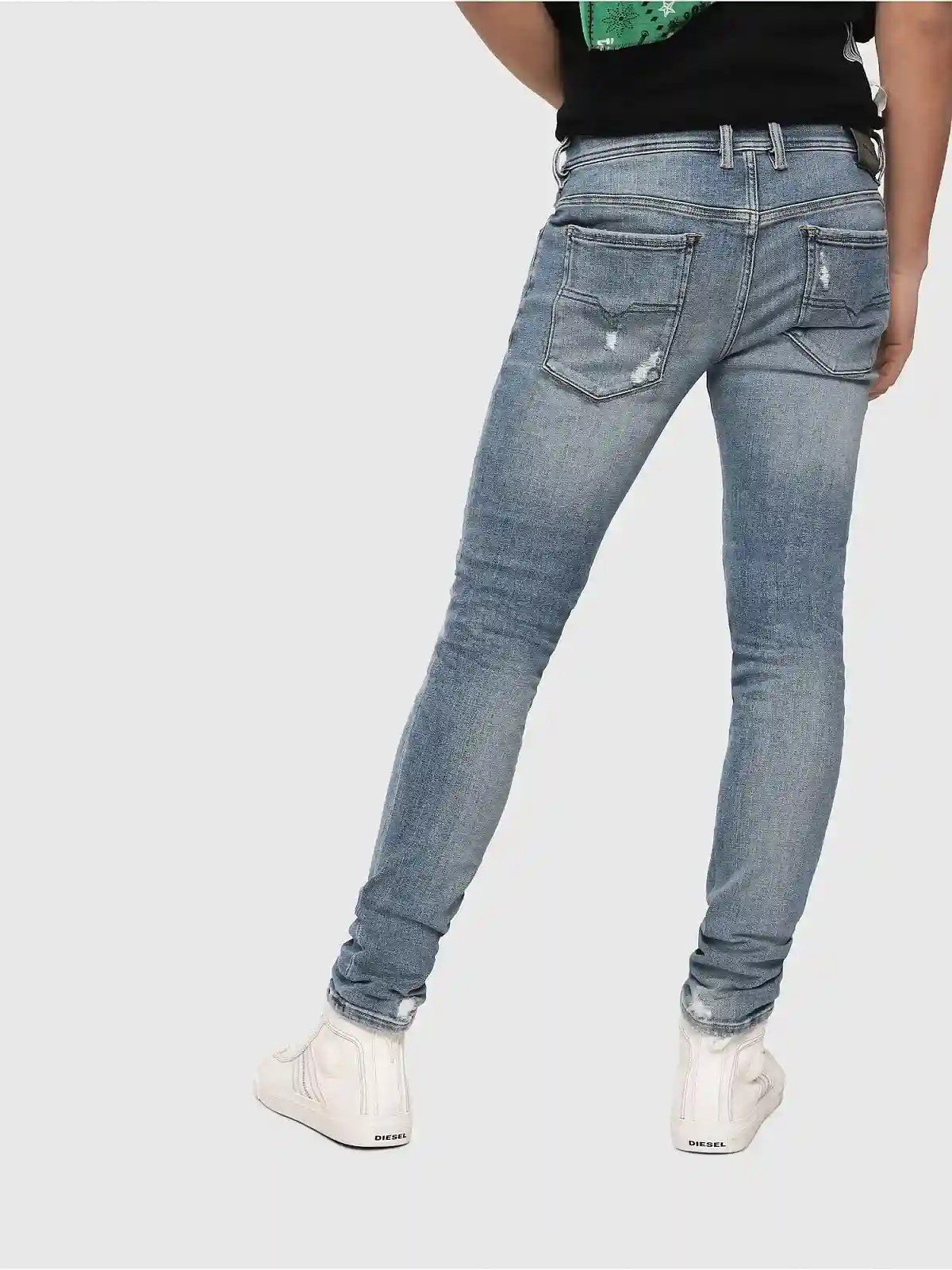 Blue Skinny Fit-Sleenker-Jeans