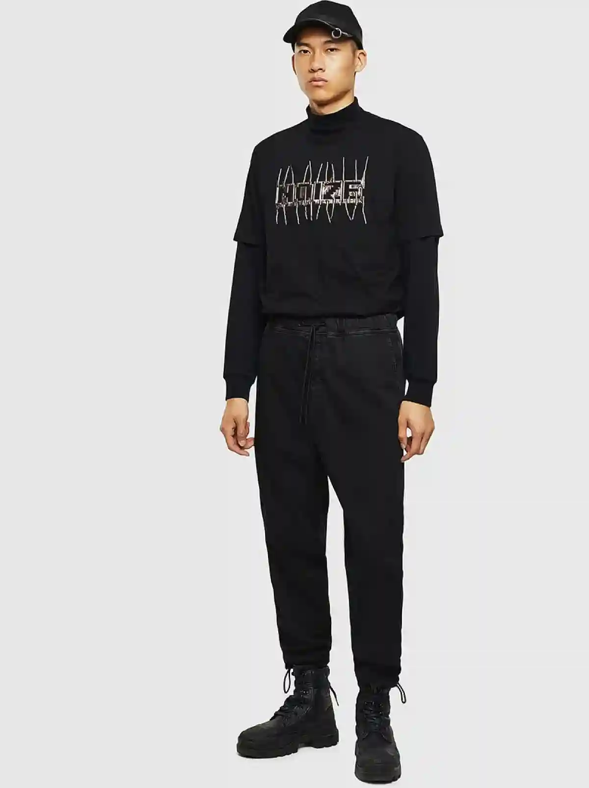 Black Straight-D-Toller JoggJeans