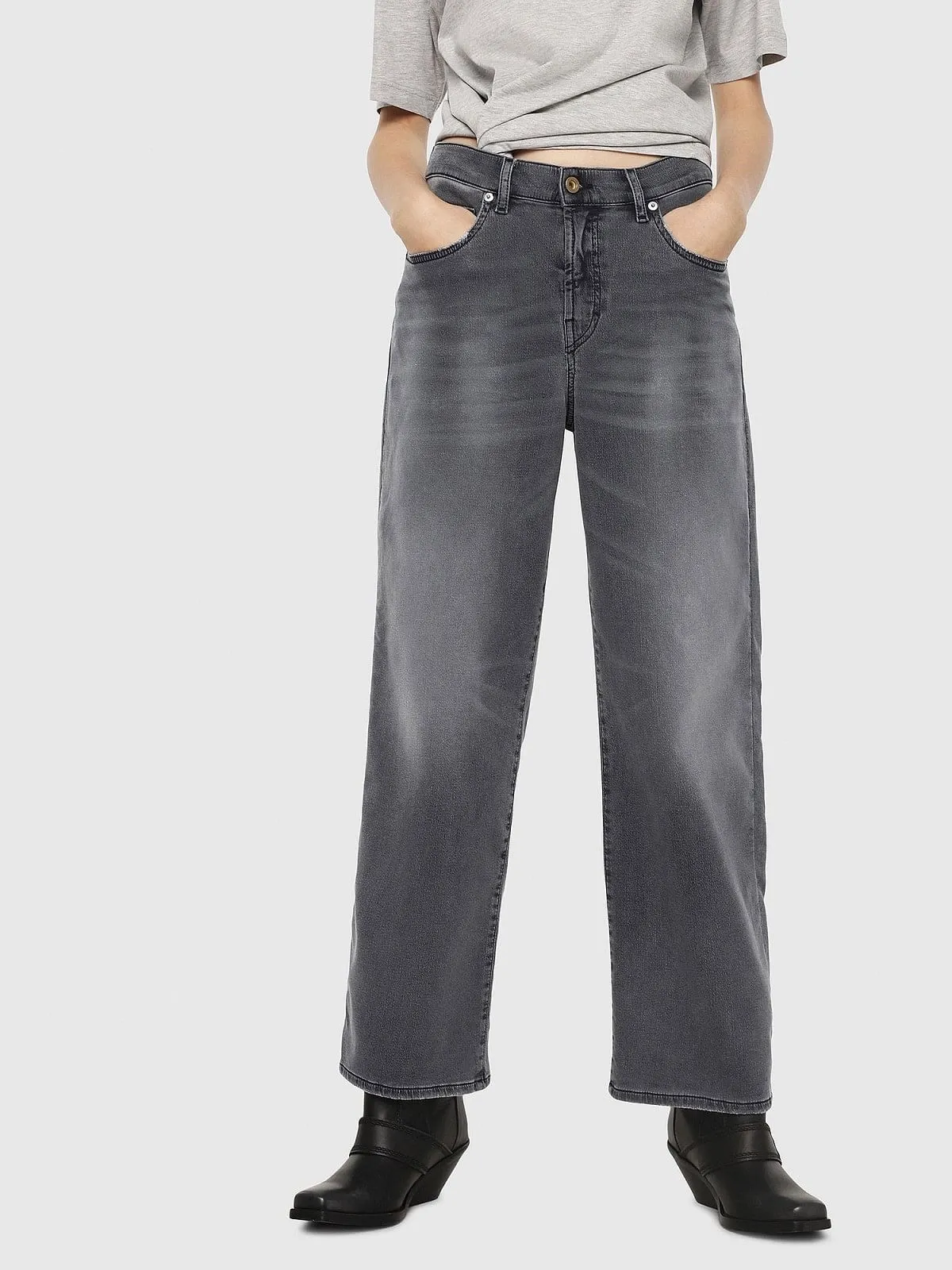 Black Wide-Widee JoggJeans