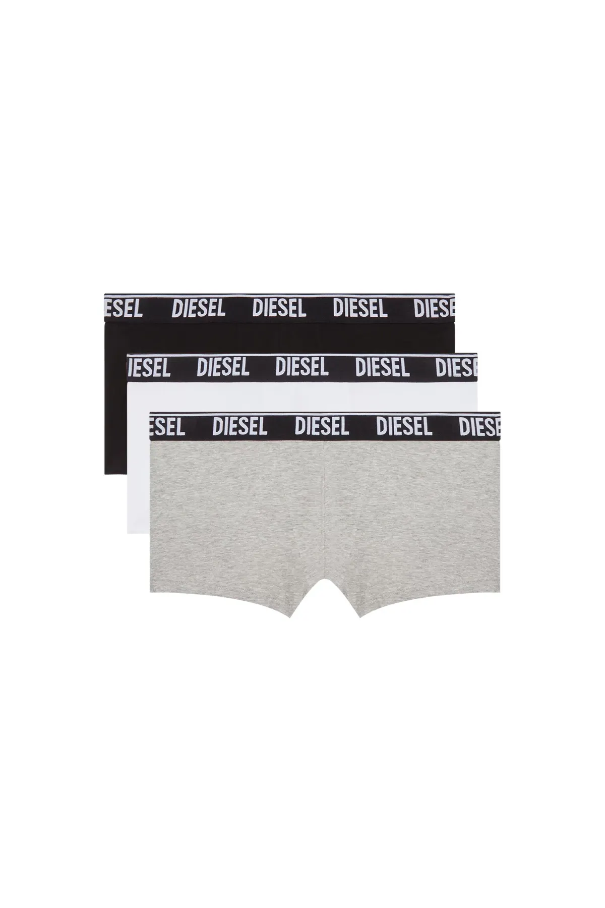 Multicolor Three-pack boxer briefs with logo waist