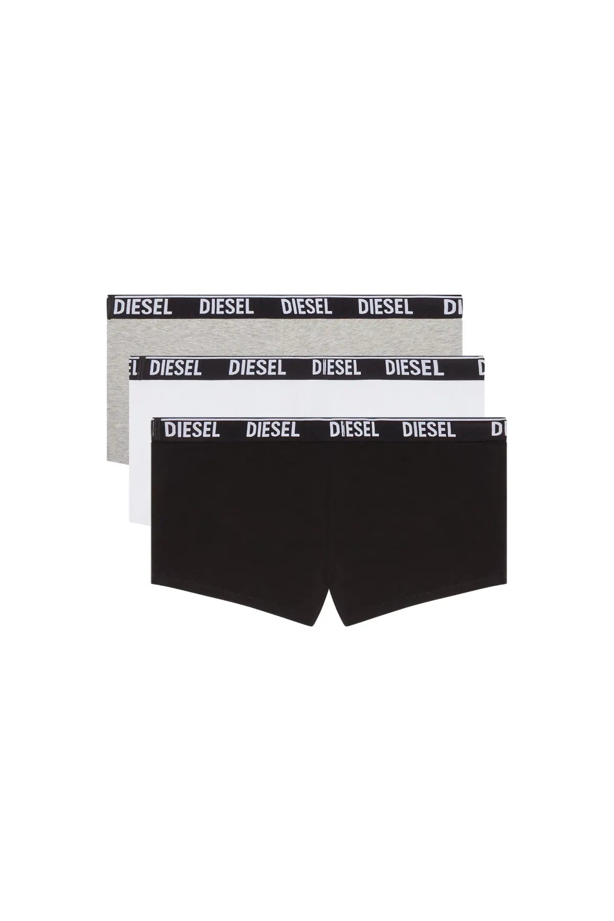 Multicolor Three-pack boxer briefs with logo waist