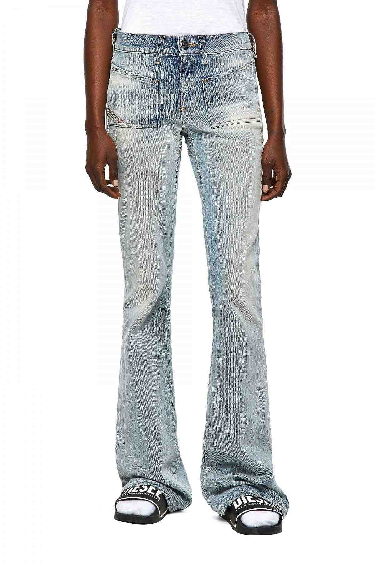 Blue Bootcut and Flare Jeans-1969 D-Ebbey