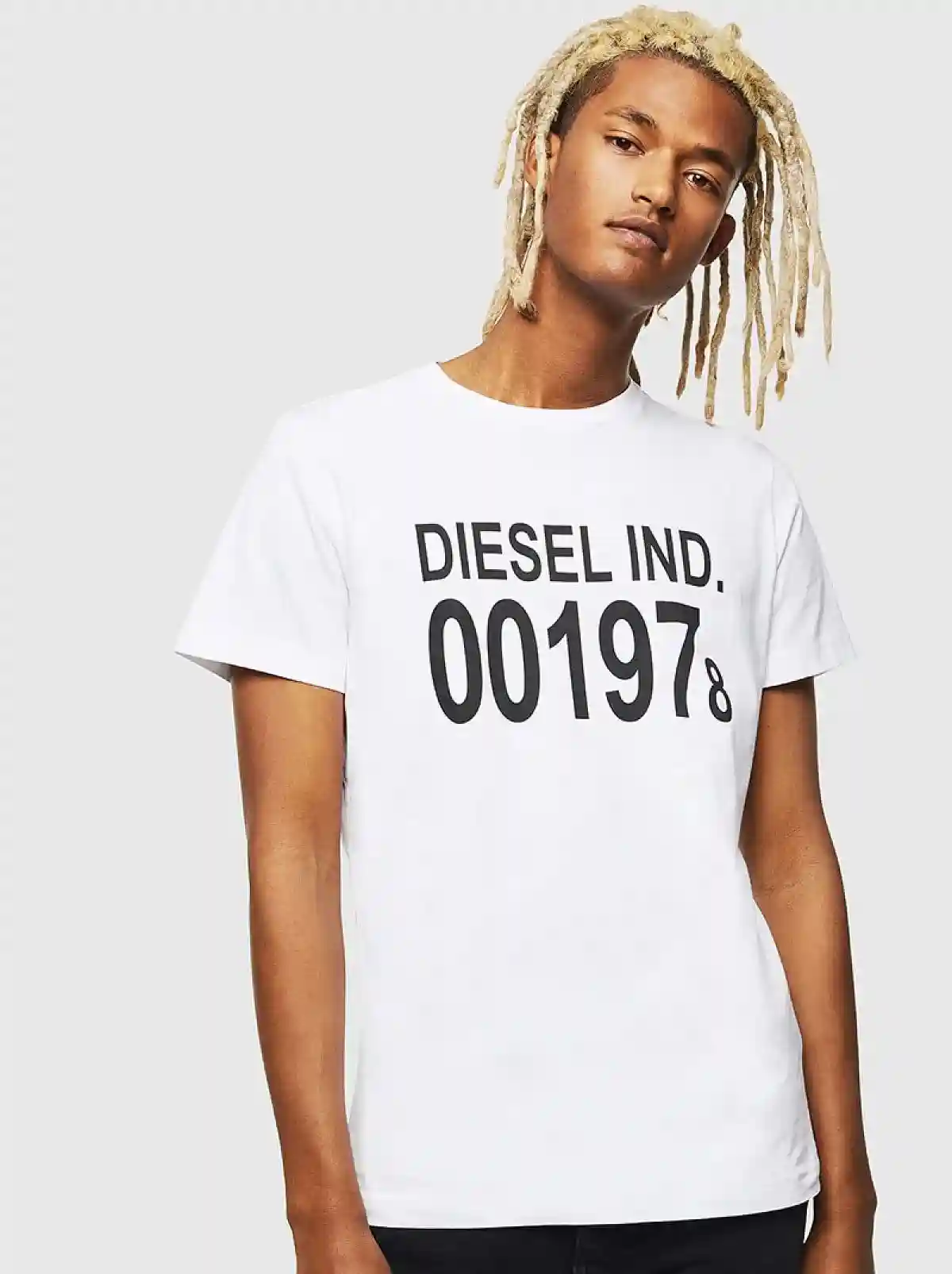 White Logo T-shirt in cotton
