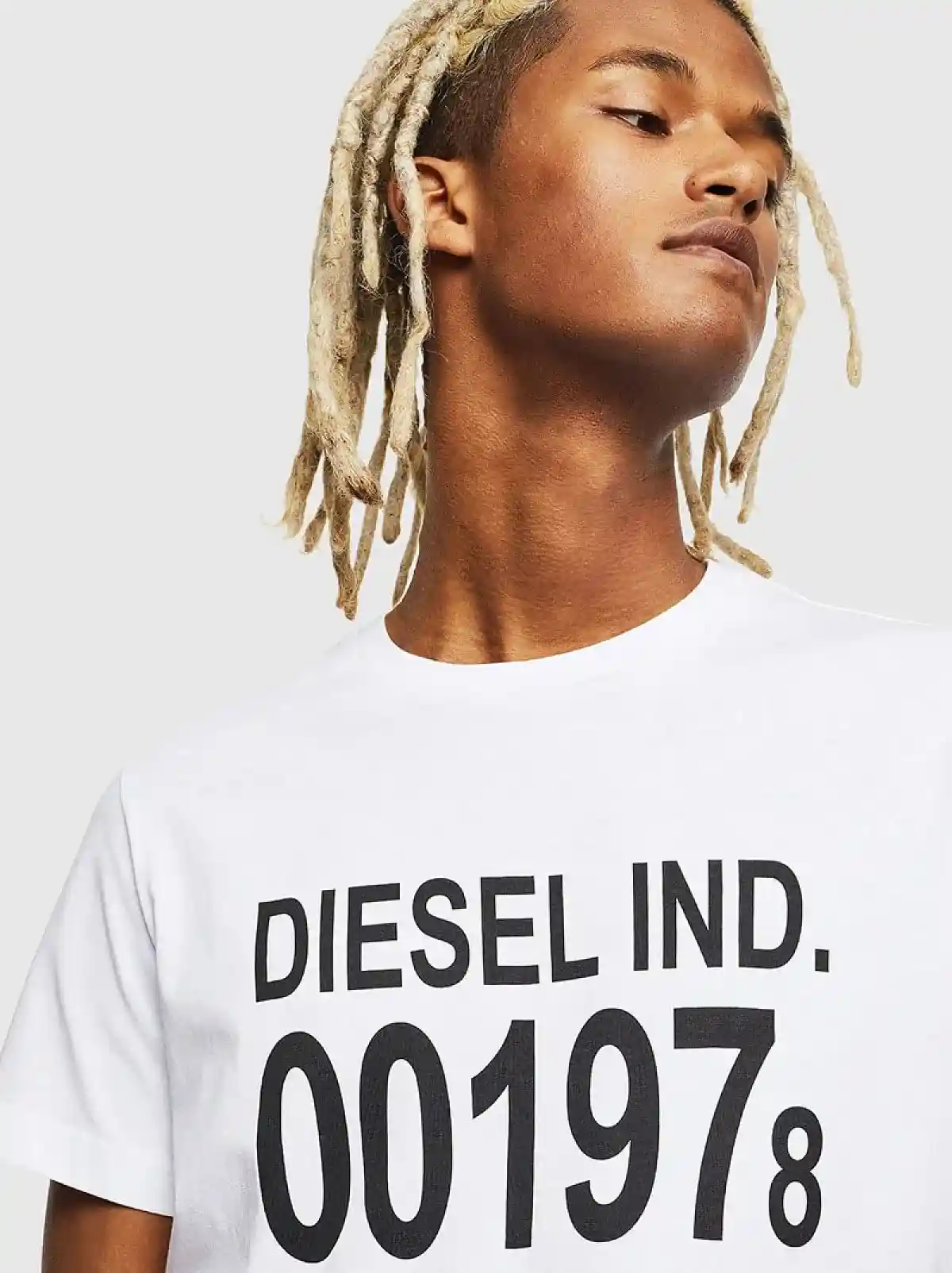 White Logo T-shirt in cotton